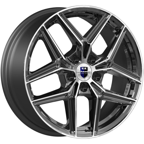 R17'' 5x114.3 ET45  7J КиК Юнион 67,1 алмаз черный
