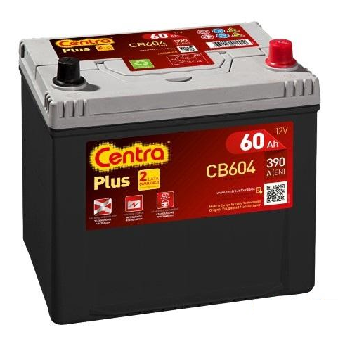 Аккумулятор Centra Plus 60 JR+ CB604