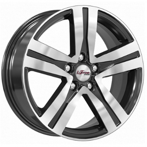 Диск R17'' 5x114.3 ET45 7J iFree Rebel 67.1 Блэк Джек фото